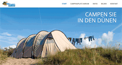 Desktop Screenshot of amrum-camping.de