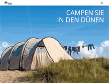 Tablet Screenshot of amrum-camping.de